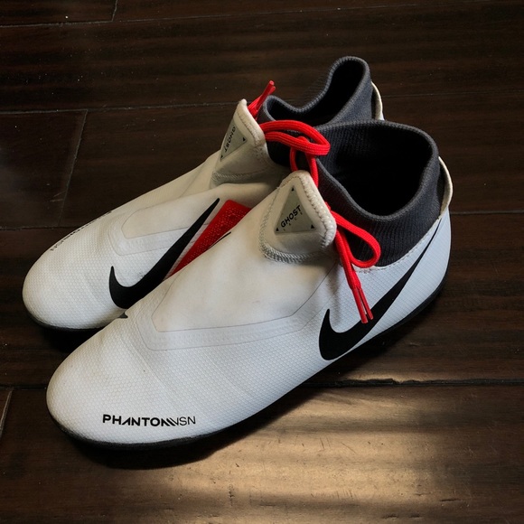 NIKE PHANTOM VSN PRO DF FG Soccer Cleats PURE PLATINUM AO3266-060 Sz 9.5 (EU43) - Picture 3 of 13